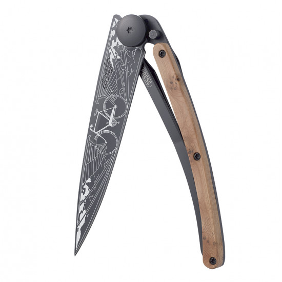 Deejo 1GB103 Black tattoo 37g, juniper wood, Bicycle Deejo 1GB103 Black tattoo 37g, juniper wood, Bicycle