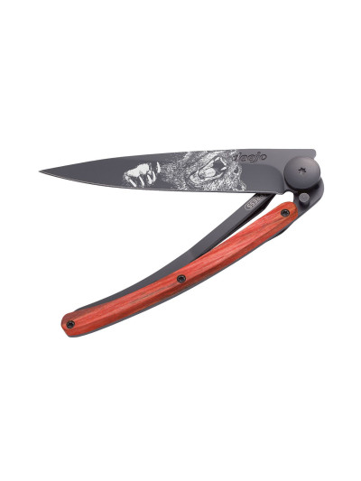 Deejo 1GB157 Tattoo Black 37g, red beech, Grizzly