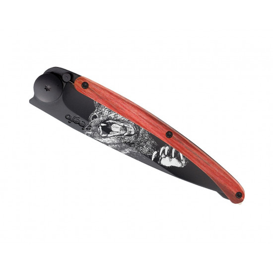 Deejo 1GB157 Tattoo Black 37g, red beech, Grizzly Deejo 1GB157 Tattoo Black 37g, red beech, Grizzly