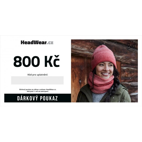 Dárkový poukaz 800Kč