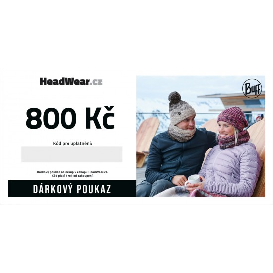 Dárkový poukaz 800Kč Dárkový poukaz 800Kč